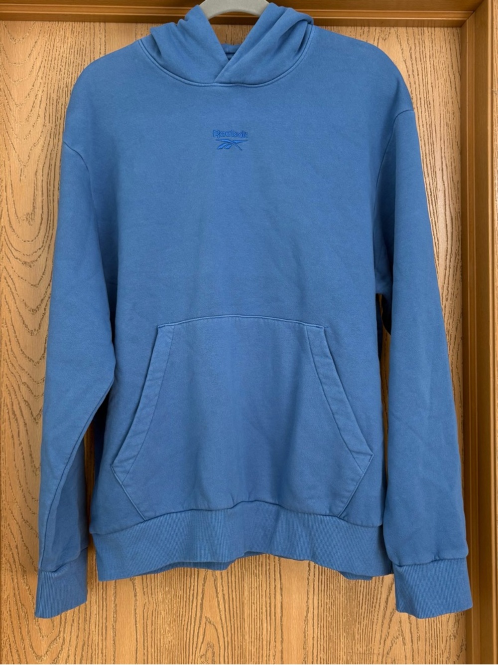 NWT Reebok Identity Washed Hoodie - Boundless Blue (Large) Vintage Look